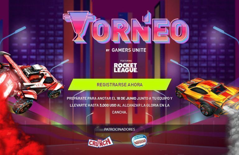 Header image Gamers Unite anuncia la 2da edición del Torneo Rocket League